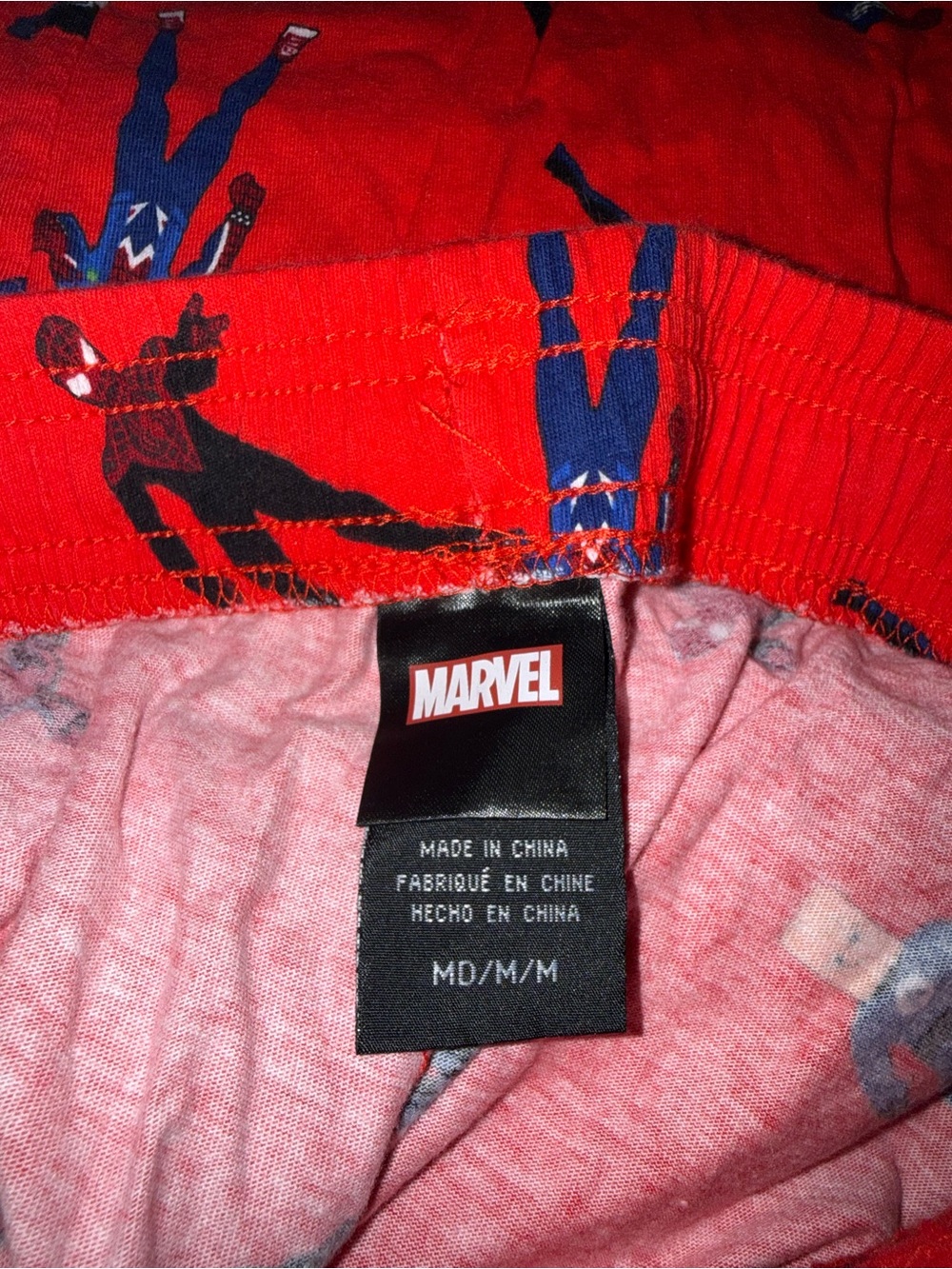 Marvel Red and Blue Spider-Man Lounge Pants
